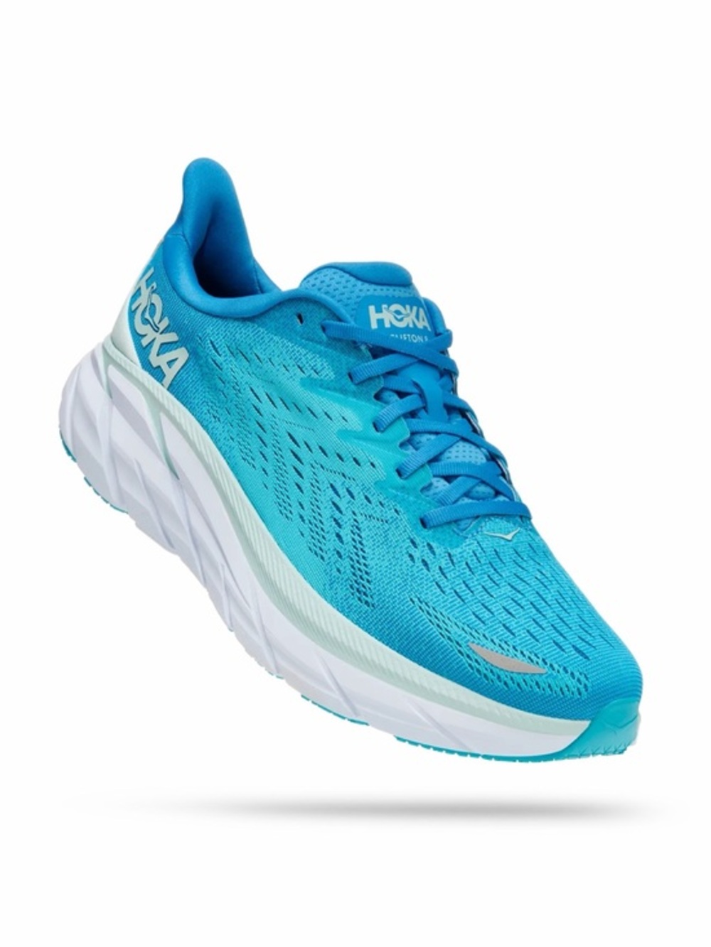 Hoka Clifton 8 Blue Men’s Athletic Running Shoes Size 8.5